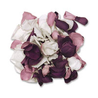 Confetti Lilac mix rose petals in acetate box