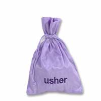 Lilac usher gift bag