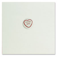 Confetti Love Hearts save the date cards