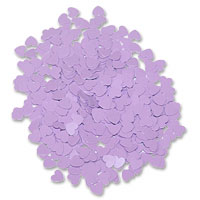 Confetti Matt lilac heart confetti 28g