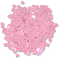Confetti Matt pink heart confetti 28g