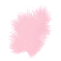 Confetti pink marabou feathers pk20