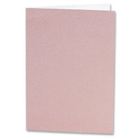 Confetti Pink pearl A5 card fold pk of 10