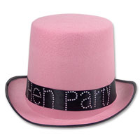 Confetti Pink Top Hat