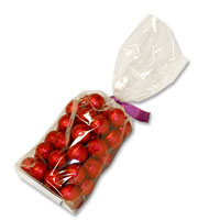 Confetti red chocolate balls - bulk bag