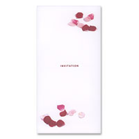 Confetti Scatter petals wedding invitations