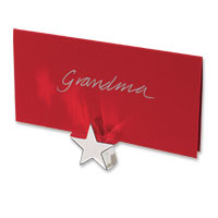 Confetti Star place card holder set