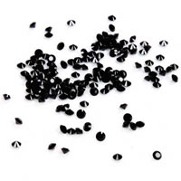 Confetti Swarovski crystal jet caviar 3mm jewels (x144)