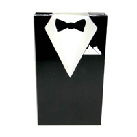Confetti tuxedo favour boxes-pack of 10