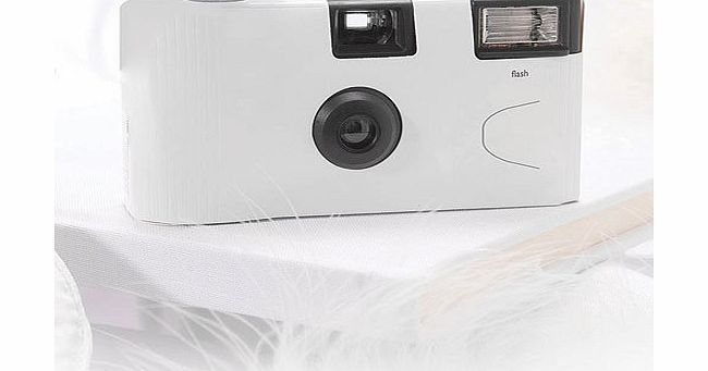Confetti White Disposable Cameras - 10 Pack