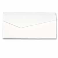 Confetti White DL cheque book pocket pk of 10