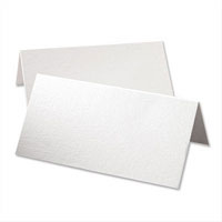 Confetti White recycled place card pk of 10