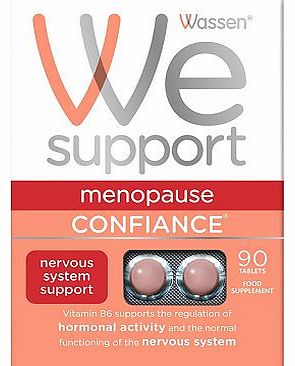 Wassen We Support menopause. CONFIANCE 90