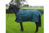 Confidence Equestrian 350g Winter Turnout Horse Rug Black 6ft 3