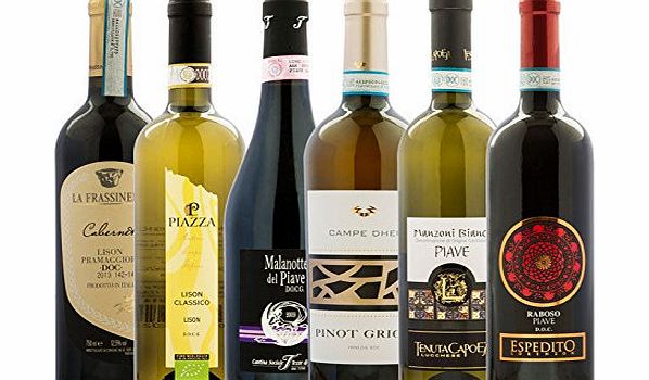 Consorzio Vini Venezia Superb Tasting Case of 6 of the Greatest Examples of DOCG amp; DOC Italian Wines of the Veneto Orientale