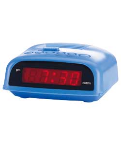 Blue LED Alarm Clock