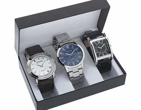 Constant Mens Set of 3 Watches