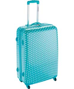 Large ABS Suitcase- Spearmint Spot