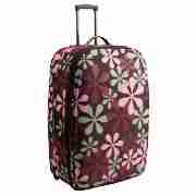 mocca floral, extra large trolley
