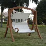 Contemporary Hardwood Swing Seat