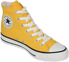 All Star Hi Chuck Taylor Yellow Trainers