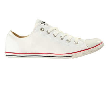 Converse All Star Slim Ox White Trainers