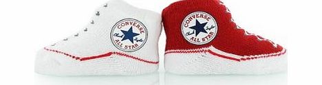Converse Baby Bootie Gift Set Socks - Converse Red/converse White