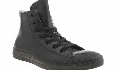 Converse Black All Star Hero Rubber Trainers