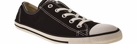 Converse Black As Dainty Canvas Trainers