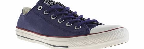 Converse Blue Basic Wash Lo Trainers