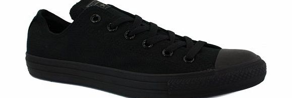 Converse Chuck Taylor All Star Womens Laced Canvas Trainers Black Black - 6