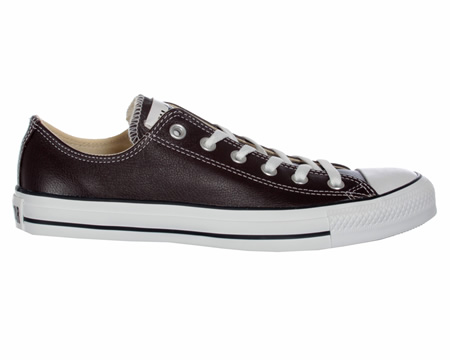 CT All Star Ox Brown Leather Trainers