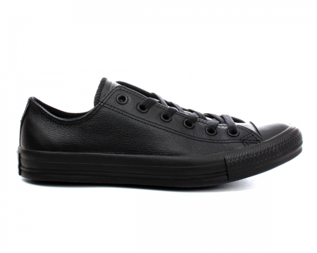 CT OX Black Mono Leather Trainers