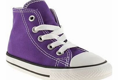 Converse kids converse purple all star hi girls toddler