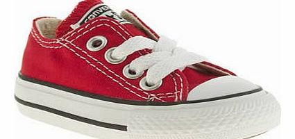 Converse kids converse red all star lo unisex toddler