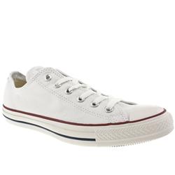 Converse Male All Star Lo Navy Fabric Upper in White