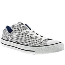 Converse Male All Star Speciality Oxford Fabric Upper in White and Black