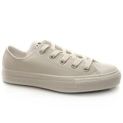 Converse Male As Lea Perf Leather Upper in White