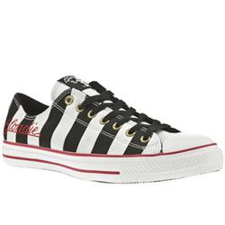 Male Converse All Star Lo X Blondie Fabric Upper in Black and White