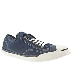 Male Converse Jack Purcell Lo Fabric Upper in Navy