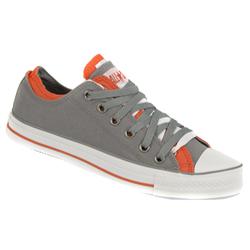 Converse Male Ox Double Lo Textile Upper Textile Lining in Grey