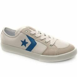 Converse Male Set Point 70S Fabric Upper in White and Blue