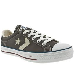 Male Star Player Evolution Leather Upper in Brown and White