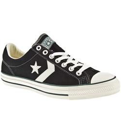 Converse Male Star Player Oxford Suede Upper in Black and Green
