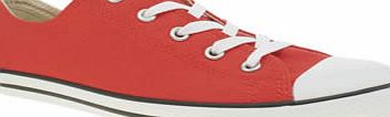 Converse Red All Star Dainty Canvas Oxford