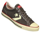 Converse Star Player Brown/Cream Suede Trainers