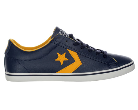 Converse Star Player Lo Pro Navy/Yellow Leather