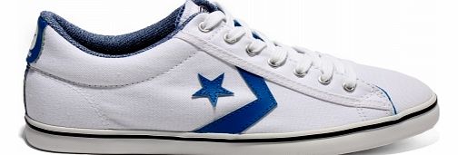Converse Star Player LP Ox White/Blue Trainers