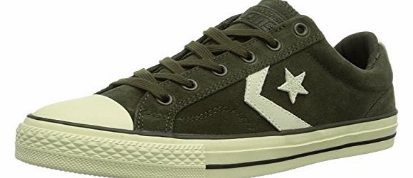 Unisex-Adult Star Player Suede Trainers, Olive/Ecru, 10 UK