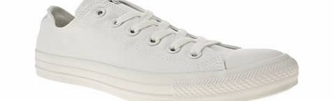 White All Star Mono Ox Trainers